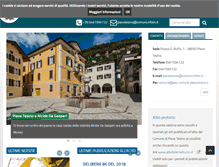 Tablet Screenshot of comune.pievetesino.tn.it